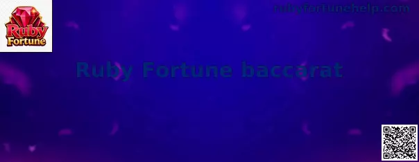 Explicación visual de Ruby Fortune baccarat