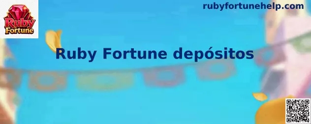 Información visual sobre Ruby Fortune depósitos