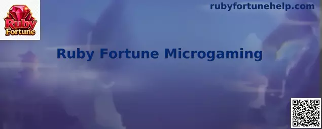 Ruby Fortune Microgaming explicación visual