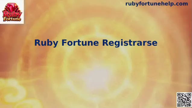 Ruby Fortune Registrarse Casino Oficial México