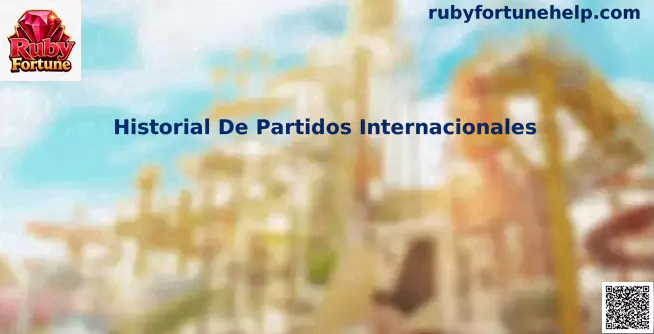 Historial de partidos internacionales