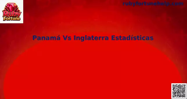 Panamá vs Inglaterra Estadísticas
