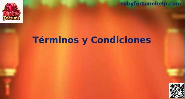 Términos y Condiciones de Ruby Fortune México para juegos premium y entretenimiento digital responsable